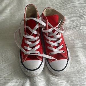Kids red converses